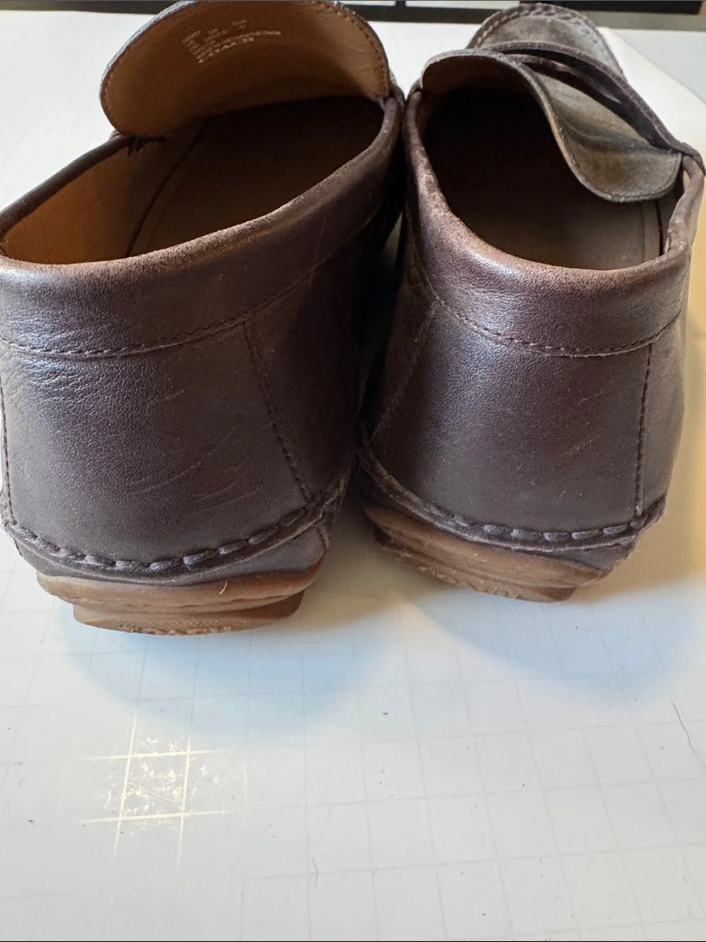 Coach Men's Brown Signature Logo Penny Loafers